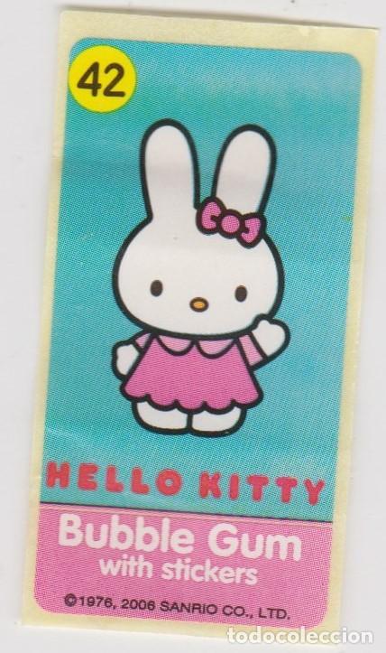 Coleccionismo cromos antiguos: chicle -- BUBBLE GUM -- HELLO KITTY -- N&ordm; 42 -- a&ntilde;o 2006 - Foto 1