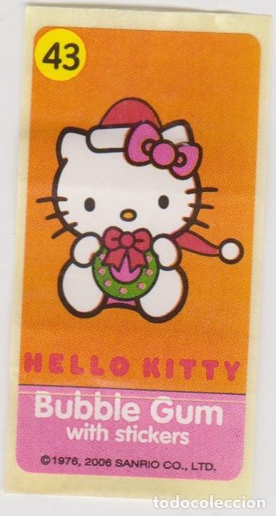 Coleccionismo cromos antiguos: chicle -- BUBBLE GUM -- HELLO KITTY -- N&ordm; 43 -- a&ntilde;o 2006 - Foto 1