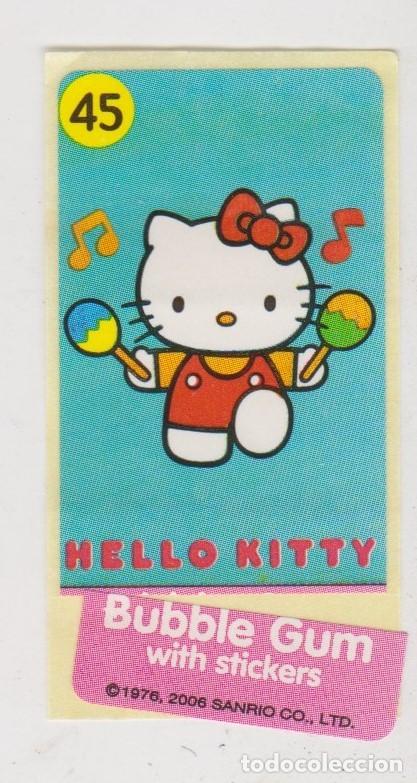 Coleccionismo cromos antiguos: chicle -- BUBBLE GUM -- HELLO KITTY -- N&ordm; 45 -- a&ntilde;o 2006 - Foto 1