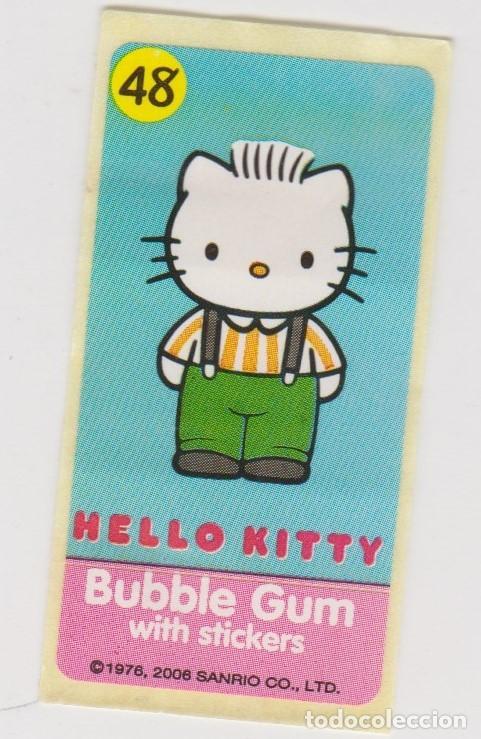 Coleccionismo cromos antiguos: chicle -- BUBBLE GUM -- HELLO KITTY -- N&ordm; 48 -- a&ntilde;o 2006 - Foto 1