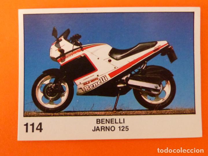Coleccionismo Cromos antiguos: CROMO DE MOTOS BENELLI SIN PEGAR N&ordm; 114 A&Ntilde;O 1990 DEL &Aacute;LBUM SOLO MOTO DE PANINI