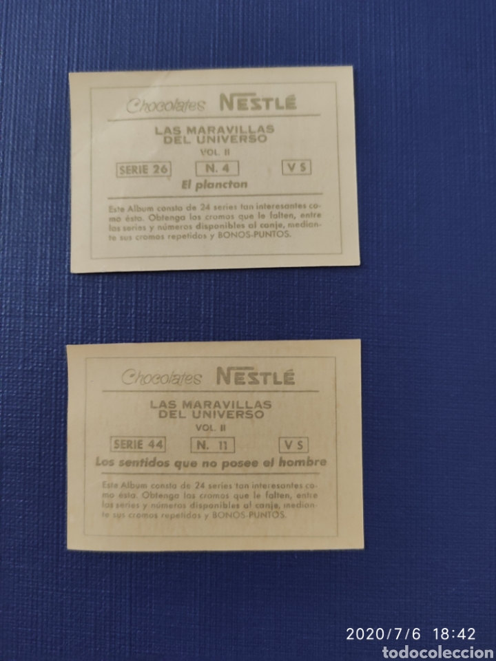 Coleccionismo cromos antiguos: Cromos sueltos N&eacute;stle - Foto 2