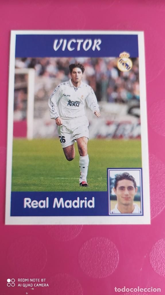 Coleccionismo cromos antiguos: VICTOR REAL MADRID NUEVO 97 98 1997 1998 PANINI
