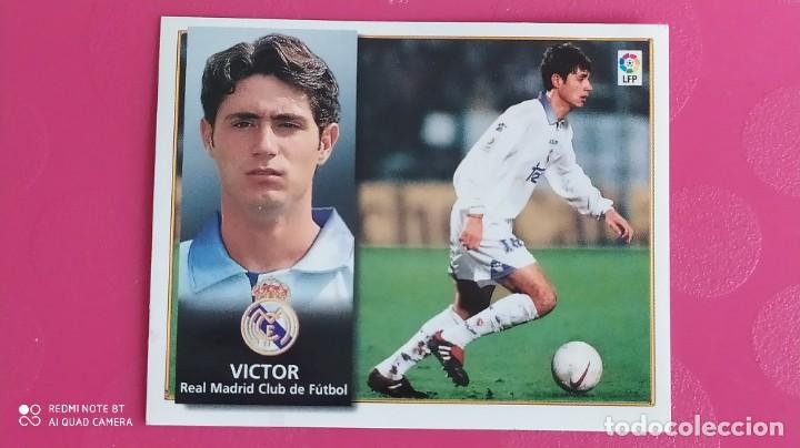 Coleccionismo cromos antiguos: VICTOR REAL MADRID 98 99 1998 1999 ESTE