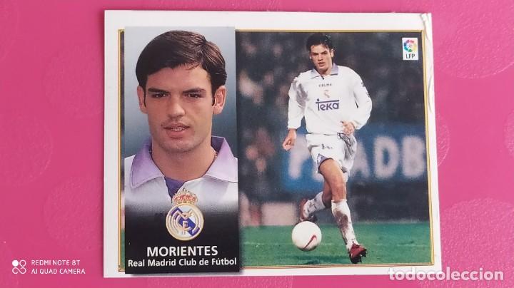 Coleccionismo cromos antiguos: MORIENTES REAL MADRID 98 99 1998 1999 ESTE