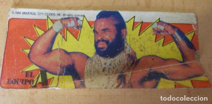 Coleccionismo cromos antiguos: cromo &rdquo;M.A Barracus&rdquo; &rdquo;&rdquo;equipo A&rdquo; Mr.T 1989 - Foto 1