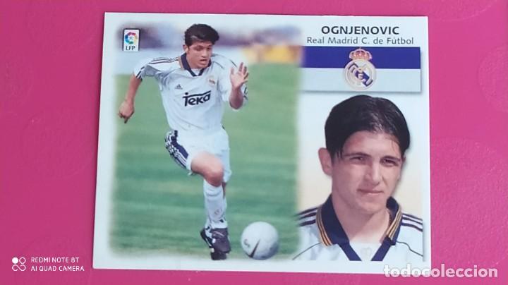 Coleccionismo cromos antiguos: OGNJENOVIC REAL MADRID 99 00 1999 2000 ESTE