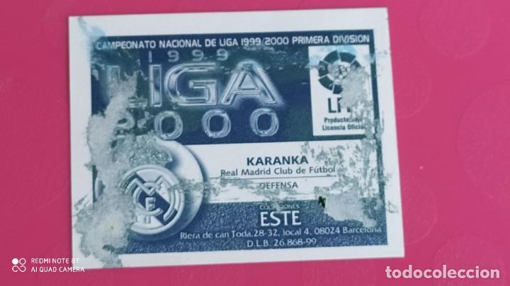 Coleccionismo cromos antiguos: KARANKA REAL MADRID 99 00 1999 2000 ESTE - Foto 2