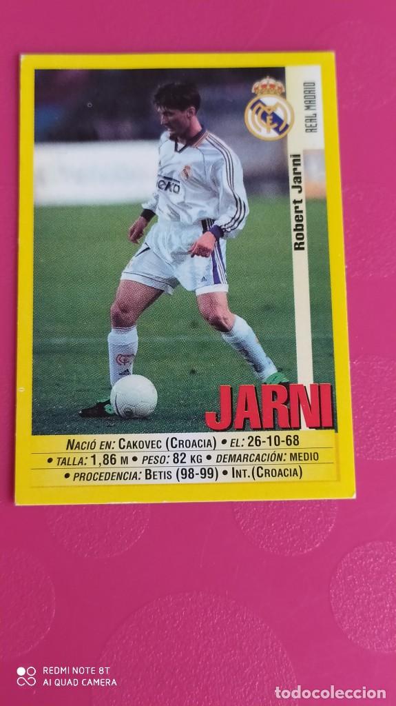 Coleccionismo cromos antiguos: 34 JARNI REAL MADRID 99 00 1999 2000 PANINI NUEVO