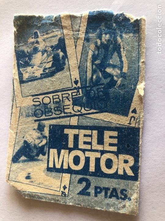 Colecionismo Cromos antigos: SOBRE CROMOS ABIERTO TELE COLOR SIN CROMOS