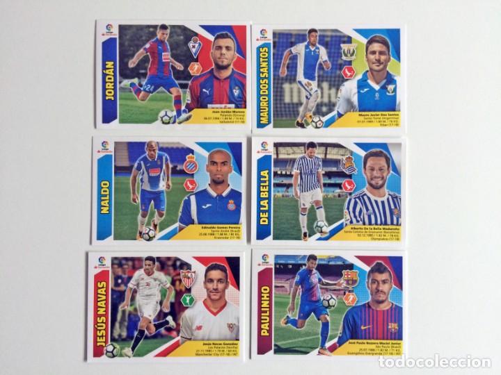 Coleccionismo cromos antiguos: FICHAJES N&Uacute;MEROS 30 AL 35 ESTE 2017-18 - Foto 1