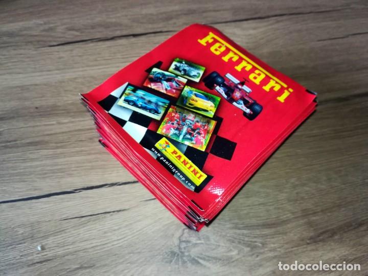 Coleccionismo cromos antiguos: PANINI FERRARI 50 Sobres cromos