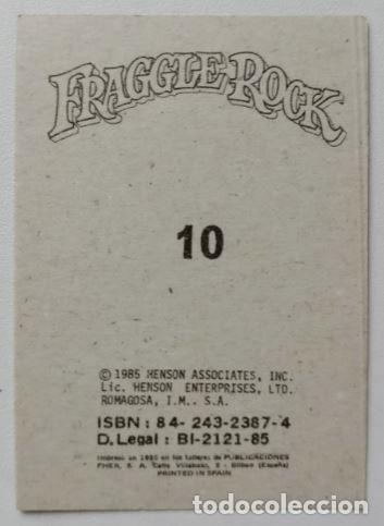 Coleccionismo cromos antiguos: FHER - Fraggle Rock - N&ordm; 10 - 1985 - Foto 2