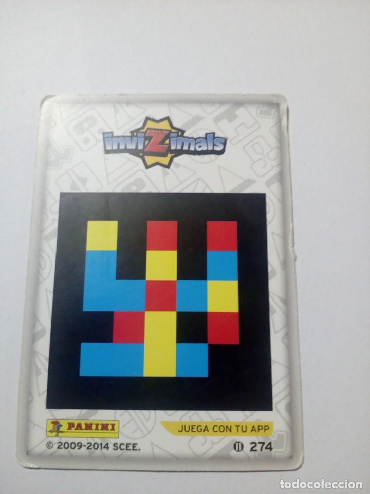Coleccionismo cromos antiguos: Cromo Card Invizimals 274 Panini - Foto 1