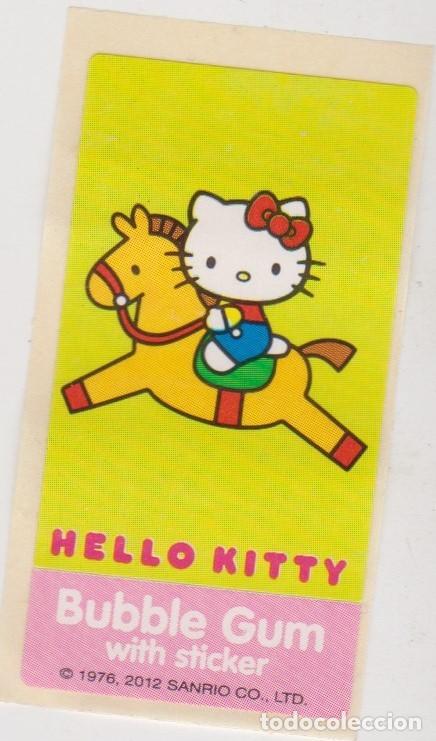 Coleccionismo cromos antiguos: chicle -- BUBBLE GUM -- HELLO KITTY -- a&ntilde;o 2012 - Foto 1