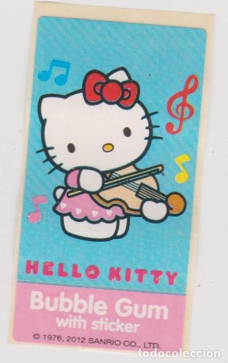 Coleccionismo cromos antiguos: chicle -- BUBBLE GUM -- HELLO KITTY -- a&ntilde;o 2012 - Foto 1