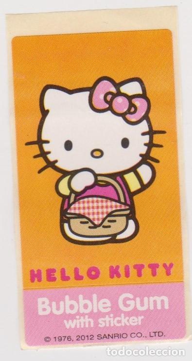 Coleccionismo cromos antiguos: chicle -- BUBBLE GUM -- HELLO KITTY -- a&ntilde;o 2012 - Foto 1
