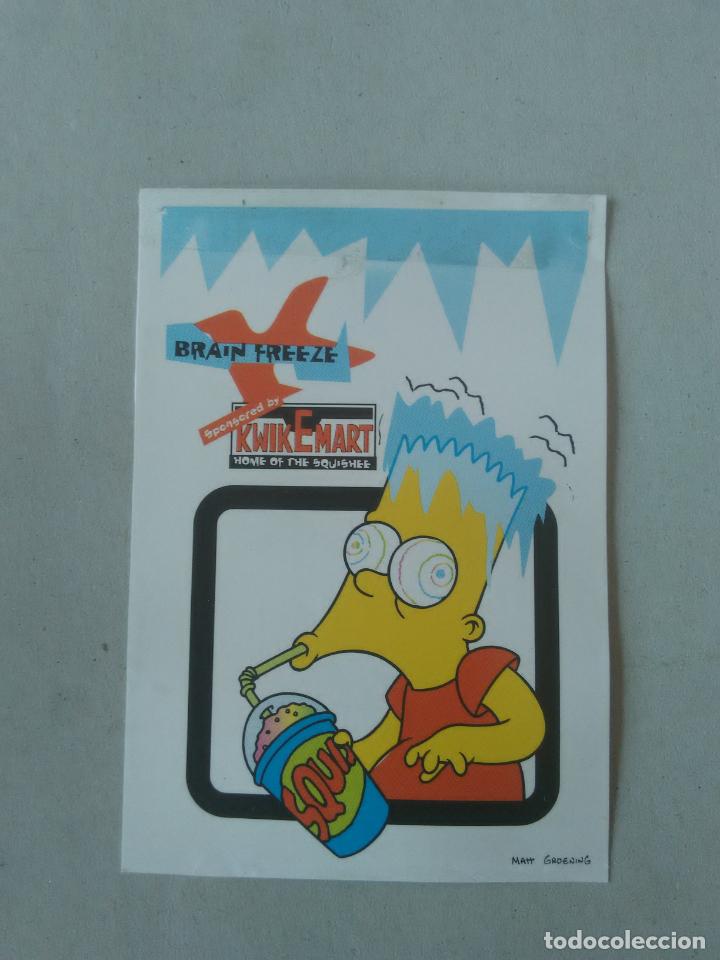 Coleccionismo cromos antiguos: BART SIMPSON CROMO LOS SIMPSONS - Foto 1