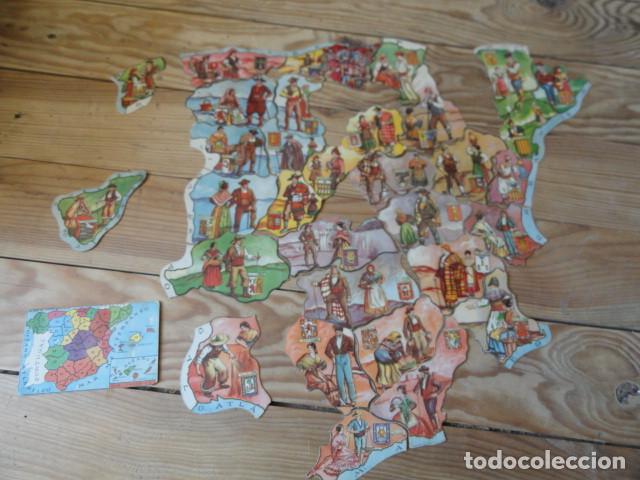 Coleccionismo cromos antiguos: 33 CROMOS MAPA DE ESPA&Ntilde;A. CHOCOLATES BOIX. PUZZLE. - Foto 1
