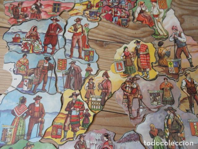 Coleccionismo cromos antiguos: 33 CROMOS MAPA DE ESPA&Ntilde;A. CHOCOLATES BOIX. PUZZLE. - Foto 3