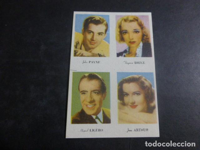 Coleccionismo cromos antiguos: CROMO ACTORES Y ACTRICES A&Ntilde;OS 40 - Foto 1