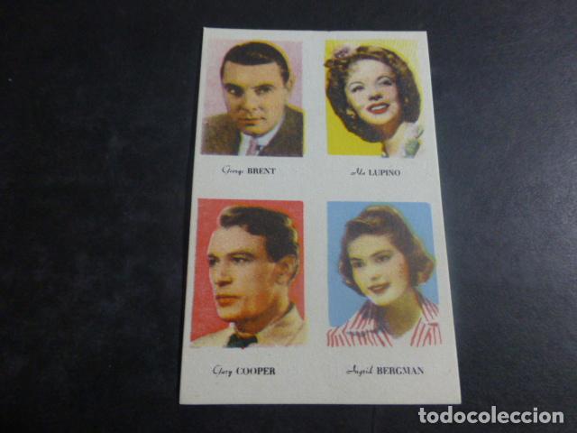 Coleccionismo cromos antiguos: CROMO ACTORES Y ACTRICES A&Ntilde;OS 40 - Foto 1