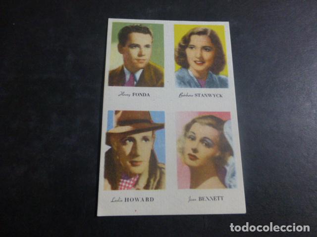 Coleccionismo cromos antiguos: CROMO ACTORES Y ACTRICES A&Ntilde;OS 40 - Foto 1