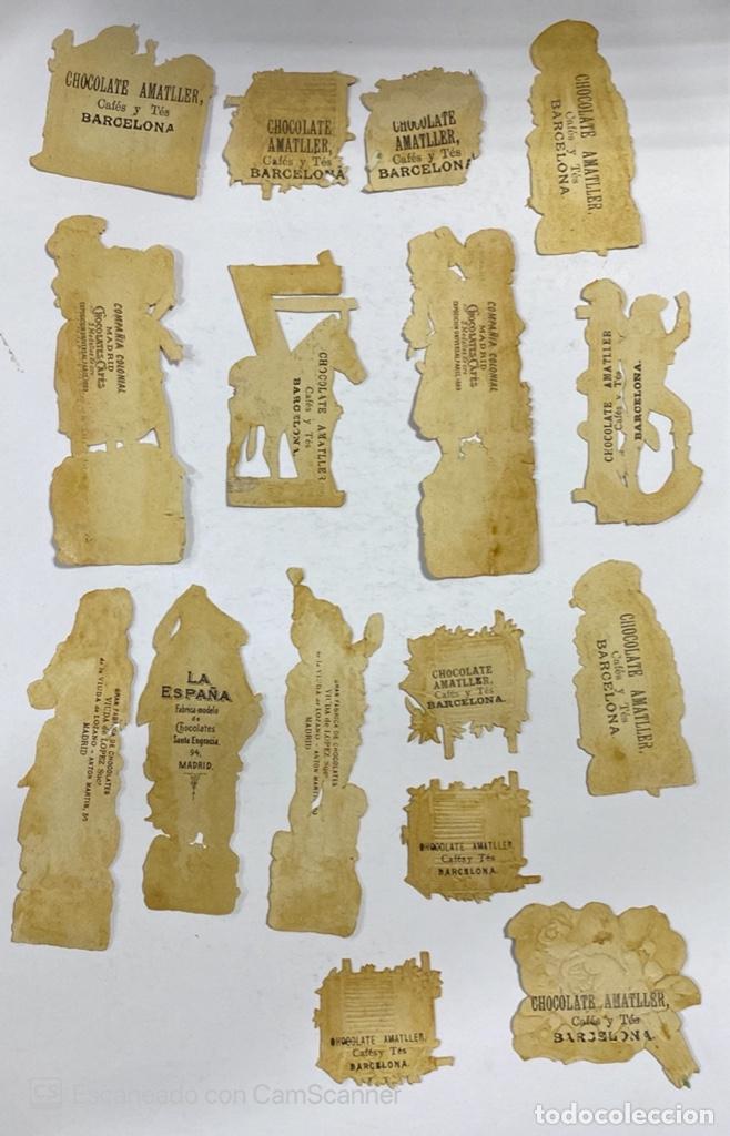 Coleccionismo Cromos antiguos: LOTE DE 15 CROMOS DE CHOCOLATES AMATLLER. VER FOTOS. - Foto 16 - 212337308