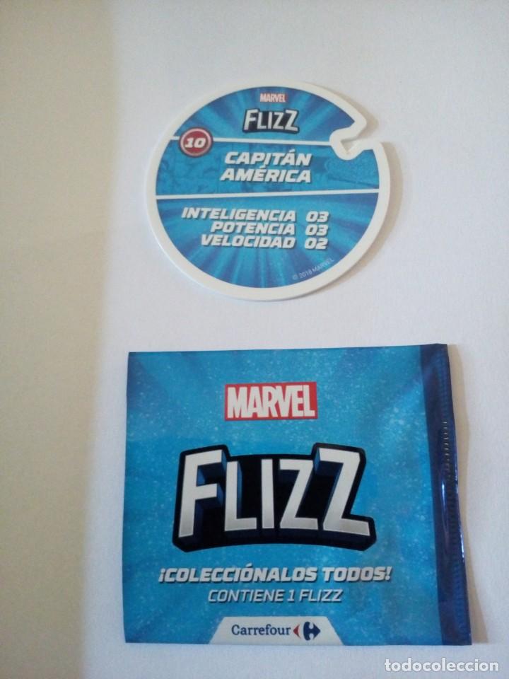 Coleccionismo cromos antiguos: Flizz de Marvel Carrefour n&uacute;mero 10 - Foto 2