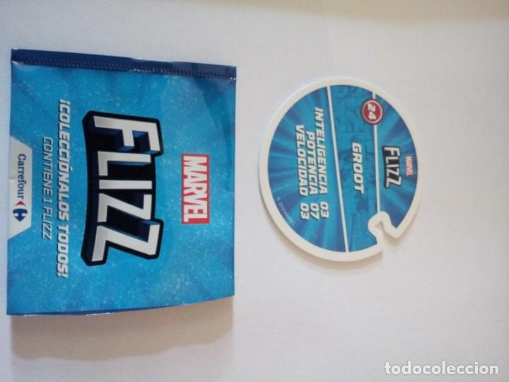 Coleccionismo cromos antiguos: Flizz de Marvel Carrefour n&uacute;mero 24 - Foto 2