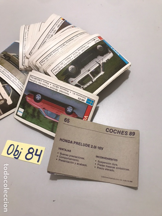 Coleccionismo cromos antiguos: LOTE DE CROMOS DE COCHES - Foto 2