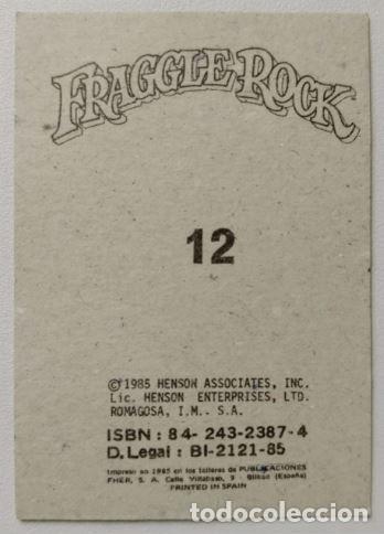 Coleccionismo cromos antiguos: FHER - Fraggle Rock - N&ordm; 12 - 1985 - Foto 2