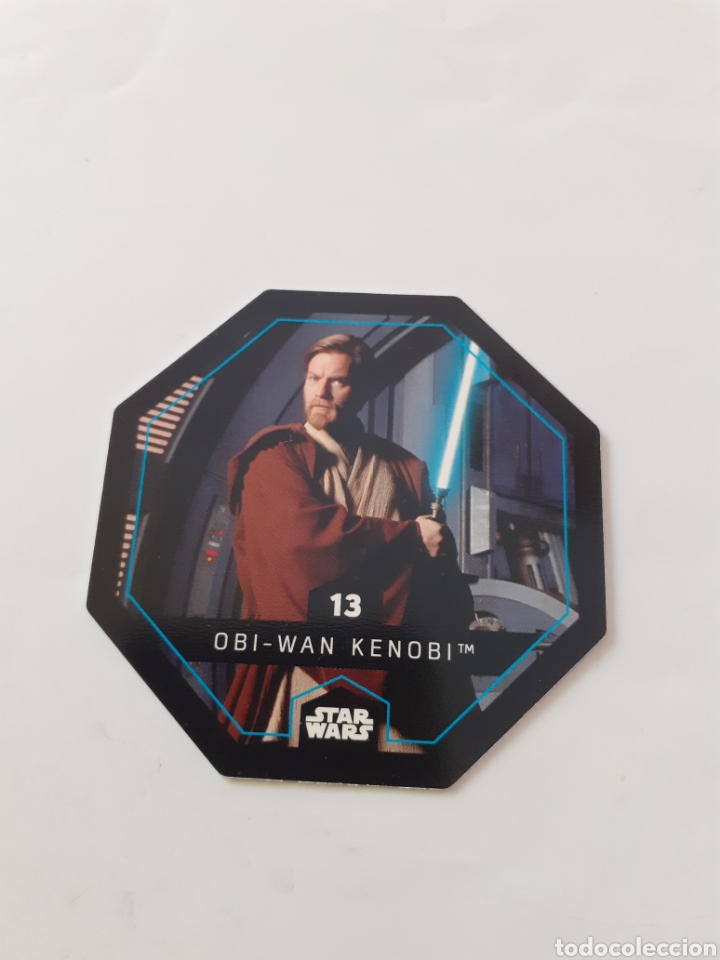 Coleccionismo cromos antiguos: Tazo star wars octogonal cosmic shells numero 13 - Foto 1