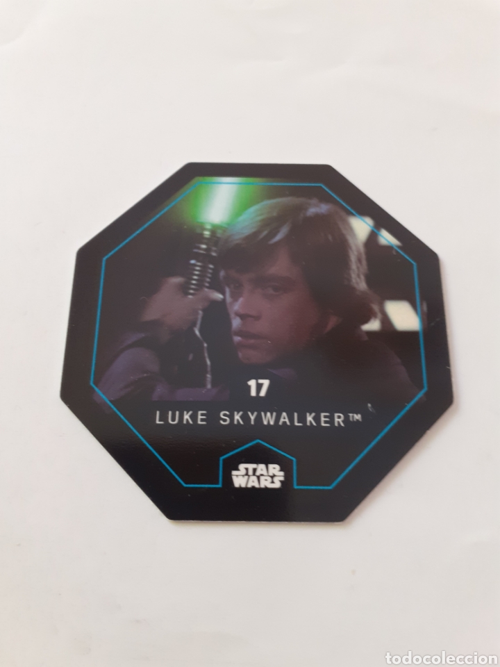 Coleccionismo cromos antiguos: Tazo star wars octogonal cosmic shells numero 17 - Foto 1