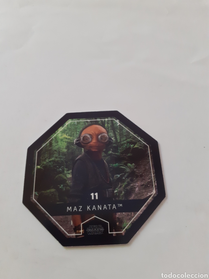 Coleccionismo cromos antiguos: Tazo star wars octogonal cosmic shells numero 11 - Foto 1