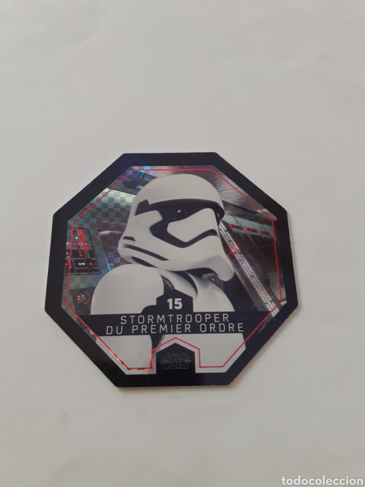 Coleccionismo cromos antiguos: Tazo star wars octogonal cosmic shells numero 15 - Foto 1