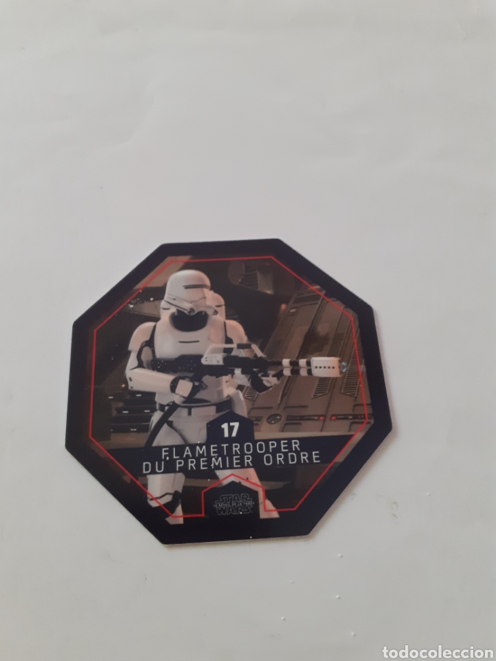 Coleccionismo cromos antiguos: Tazo star wars octogonal cosmic shells numero 17 - Foto 1