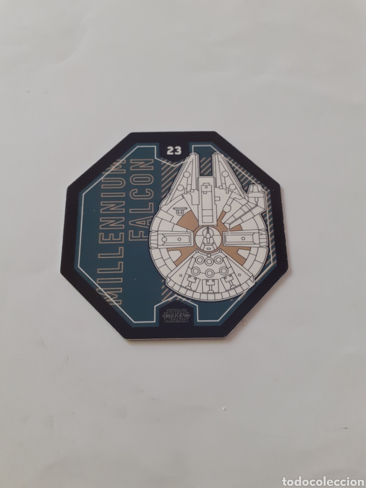 Coleccionismo cromos antiguos: Tazo star wars octogonal cosmic shells numero 23 - Foto 1