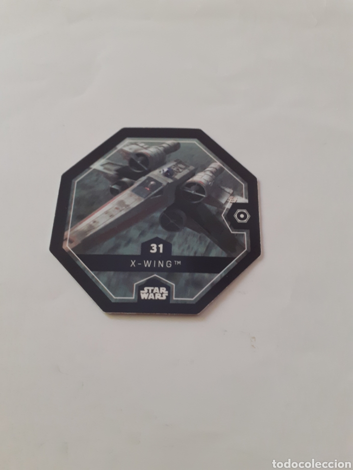 Coleccionismo cromos antiguos: Tazo star wars octogonal cosmic shells numero 31 - Foto 1