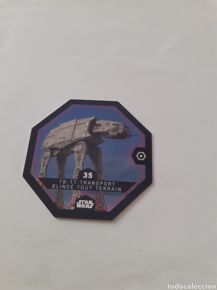 Coleccionismo cromos antiguos: Tazo star wars octogonal cosmic shells numero 35 - Foto 1