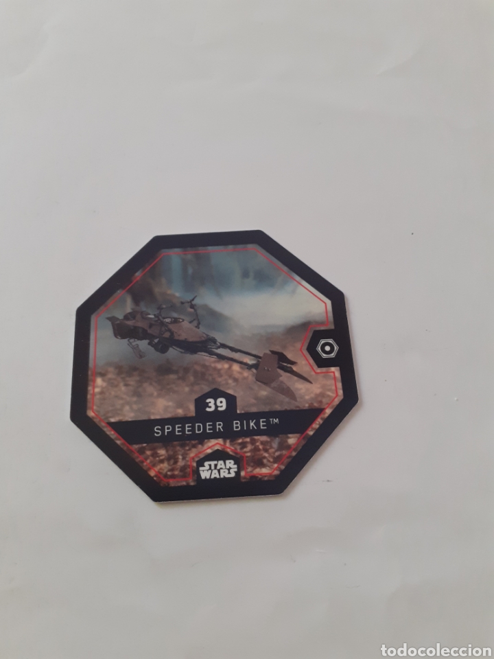 Coleccionismo cromos antiguos: Tazo star wars octogonal cosmic shells numero 39 - Foto 1