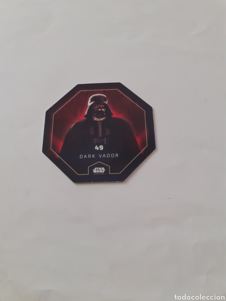 Coleccionismo cromos antiguos: Tazo star wars octogonal cosmic shells numero 49 - Foto 1
