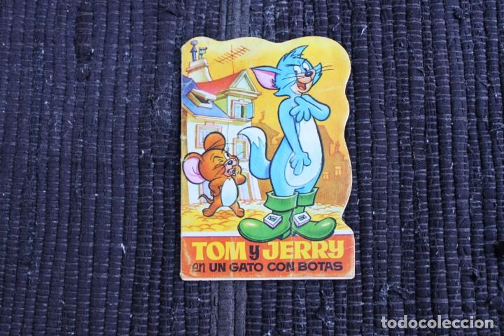 Coleccionismo Cromos antiguos: MINITROQUELADOS TELE COLOR N&ordm; 30: TOM Y JERRY EN UN GATO CON BOTAS