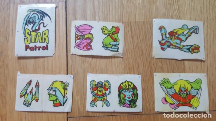 Sammeln alte Sammelbilder: 6 cromos adhesivos Star patrol. Conservan la trasera