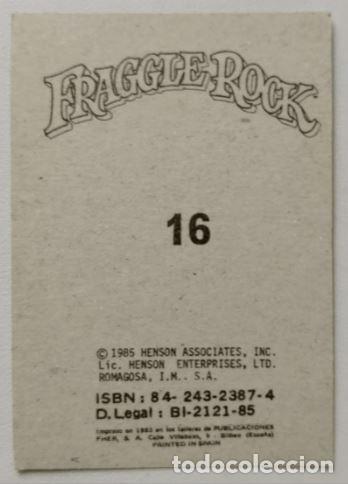 Coleccionismo cromos antiguos: FHER - Fraggle Rock - N&ordm; 16 - 1985 - Foto 2