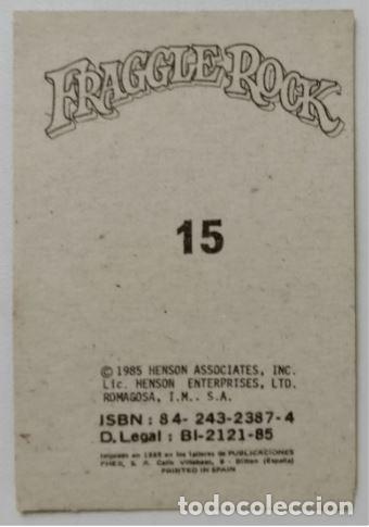 Coleccionismo cromos antiguos: FHER - Fraggle Rock - N&ordm; 15 - 1985 - Foto 2
