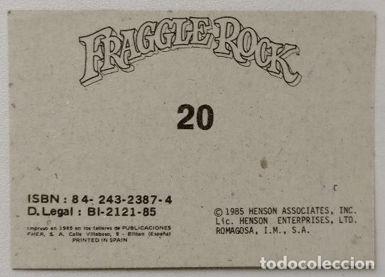 Coleccionismo cromos antiguos: FHER - Fraggle Rock - N&ordm; 20 - 1985 - Foto 2
