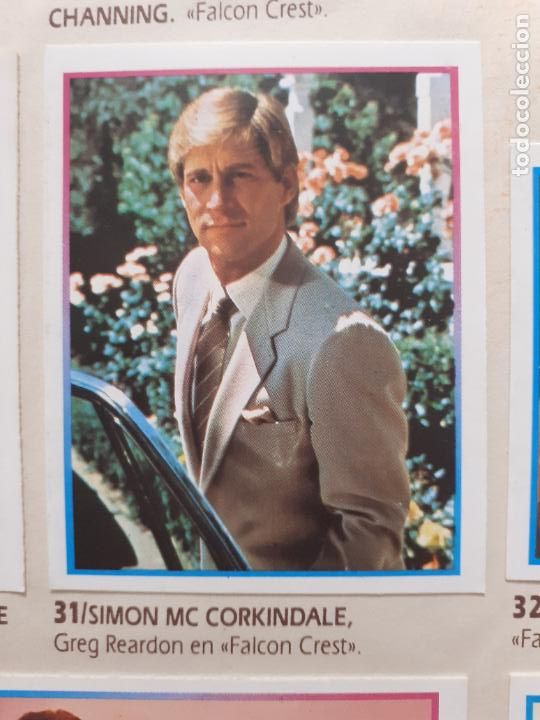 Coleccionismo cromos antiguos: SUPER STARS EDICIONES ESTE N 31 FALCON CREST - Foto 1