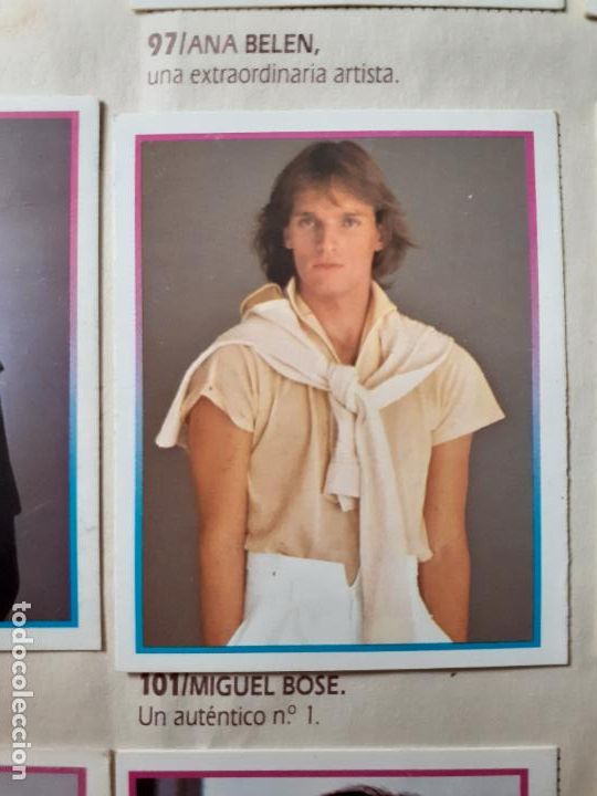Coleccionismo cromos antiguos: SUPER STARS EDICIONES ESTE N 101 MIGUEL BOSE - Foto 1