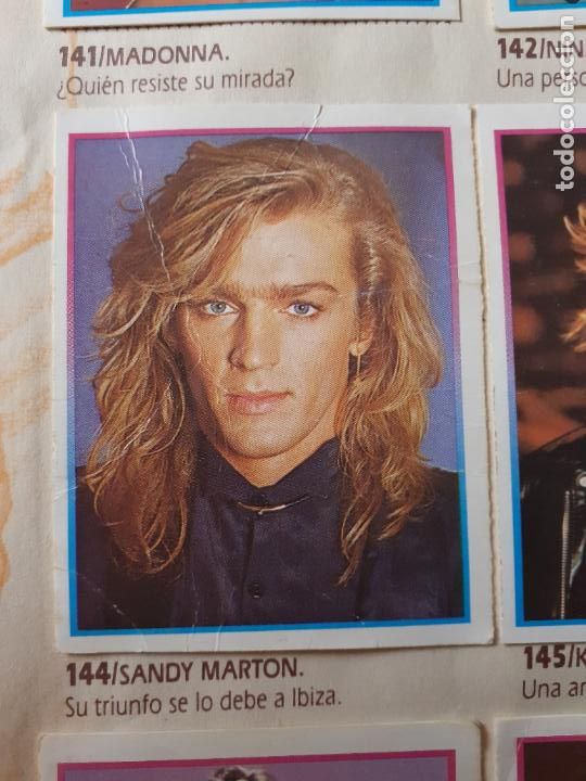 Coleccionismo cromos antiguos: SUPER STARS EDICIONES ESTE N 144 SANDY MARTON - Foto 1